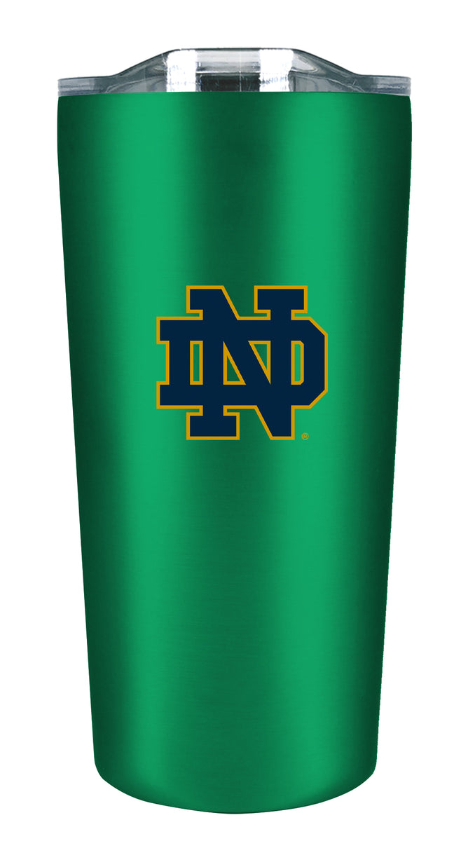 Notre Dame - 18oz Stainless Soft Touch Tumbler - Navy - College Fabric Store