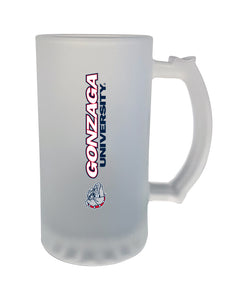 Gonzaga 16oz. Frosted Glass Mug - Primary Logo