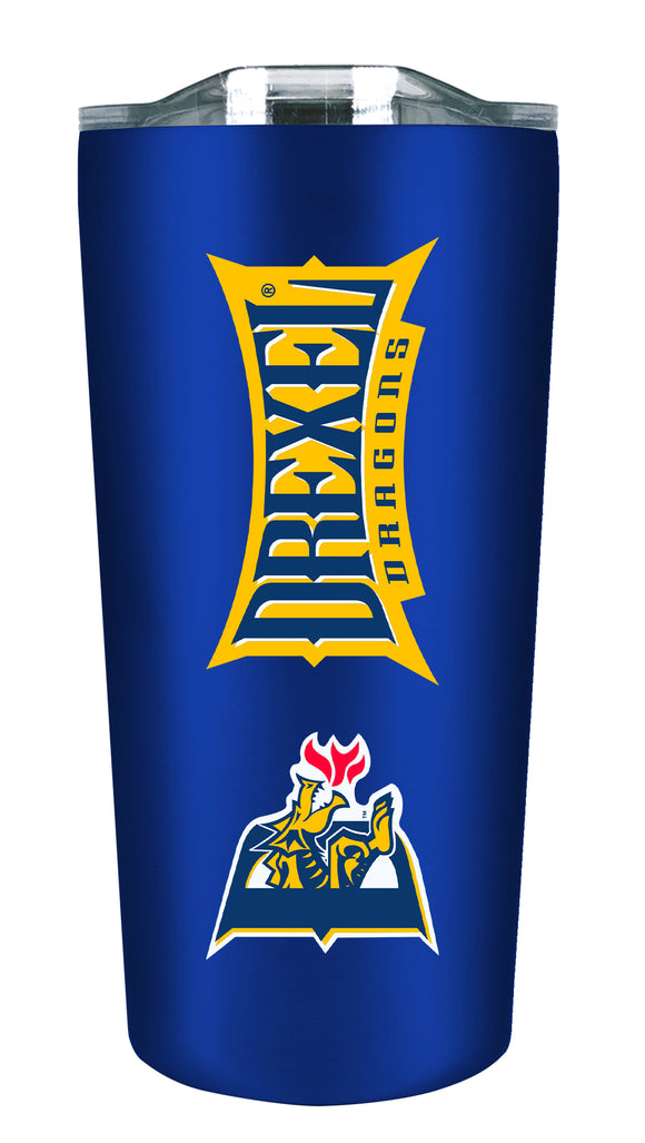 Drexel University 18oz. Soft Touch Tumbler - Primary Logo & Mascot Wordmark