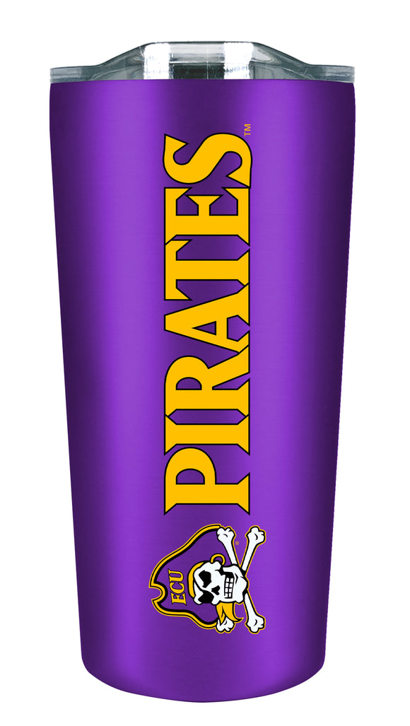 East Carolina 18oz. Soft Touch Tumbler - Primary Logo & Mascot Wordmark