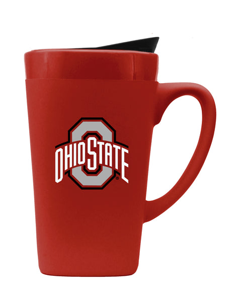 Ohio State Travel Mug with Spiral Pattern - Waterbeds 'n' Stuff
