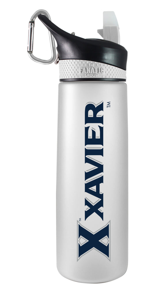 Xavier 24oz. Frosted Sport Bottle - Primary Logo & Wordmark